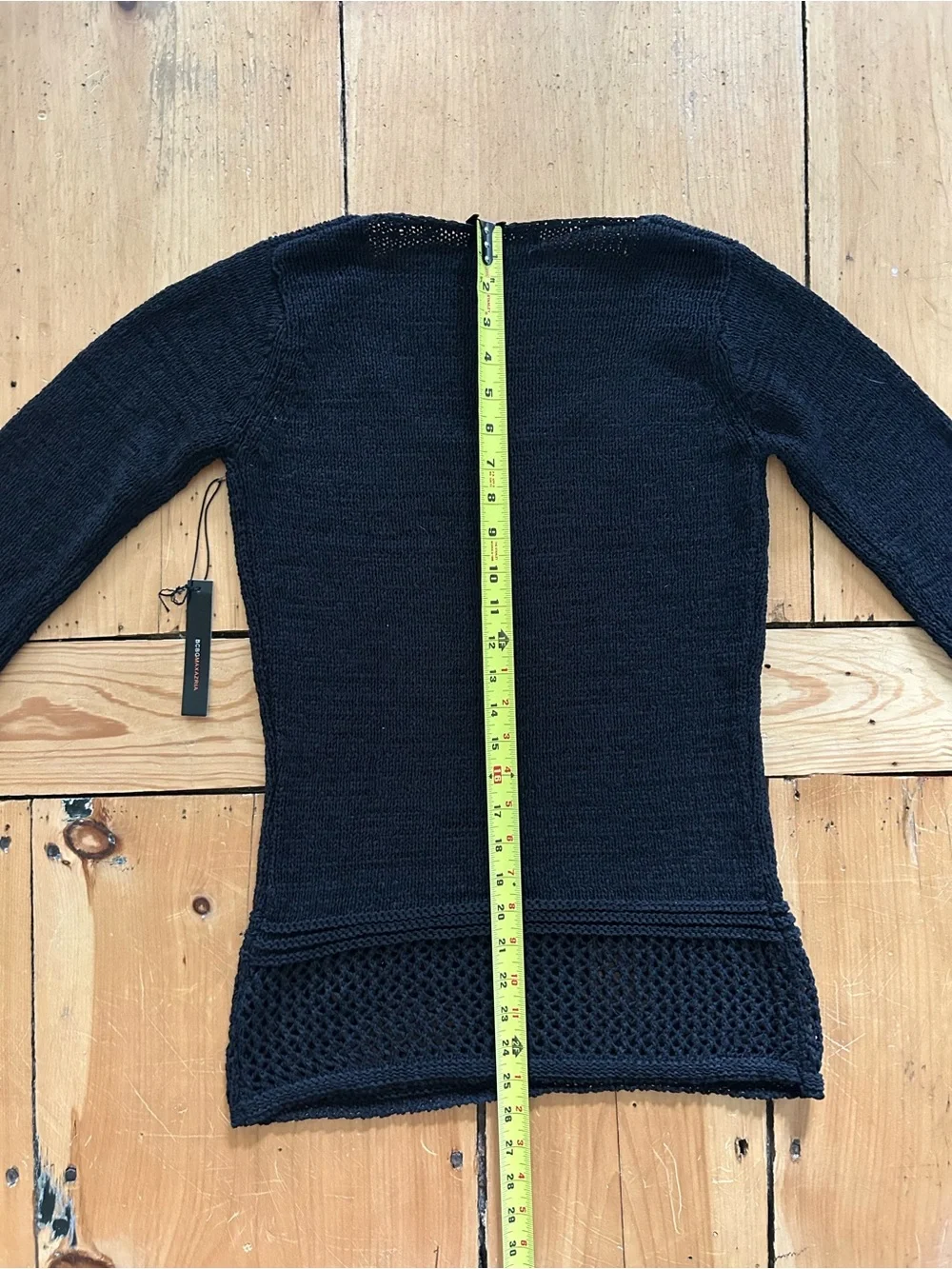 Y2K BCBG Black Women's Knit Scoop Neck Sweater